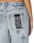 Womens Low Rider Klassic Kraftwerk Baggy Denim Jeans - Denim