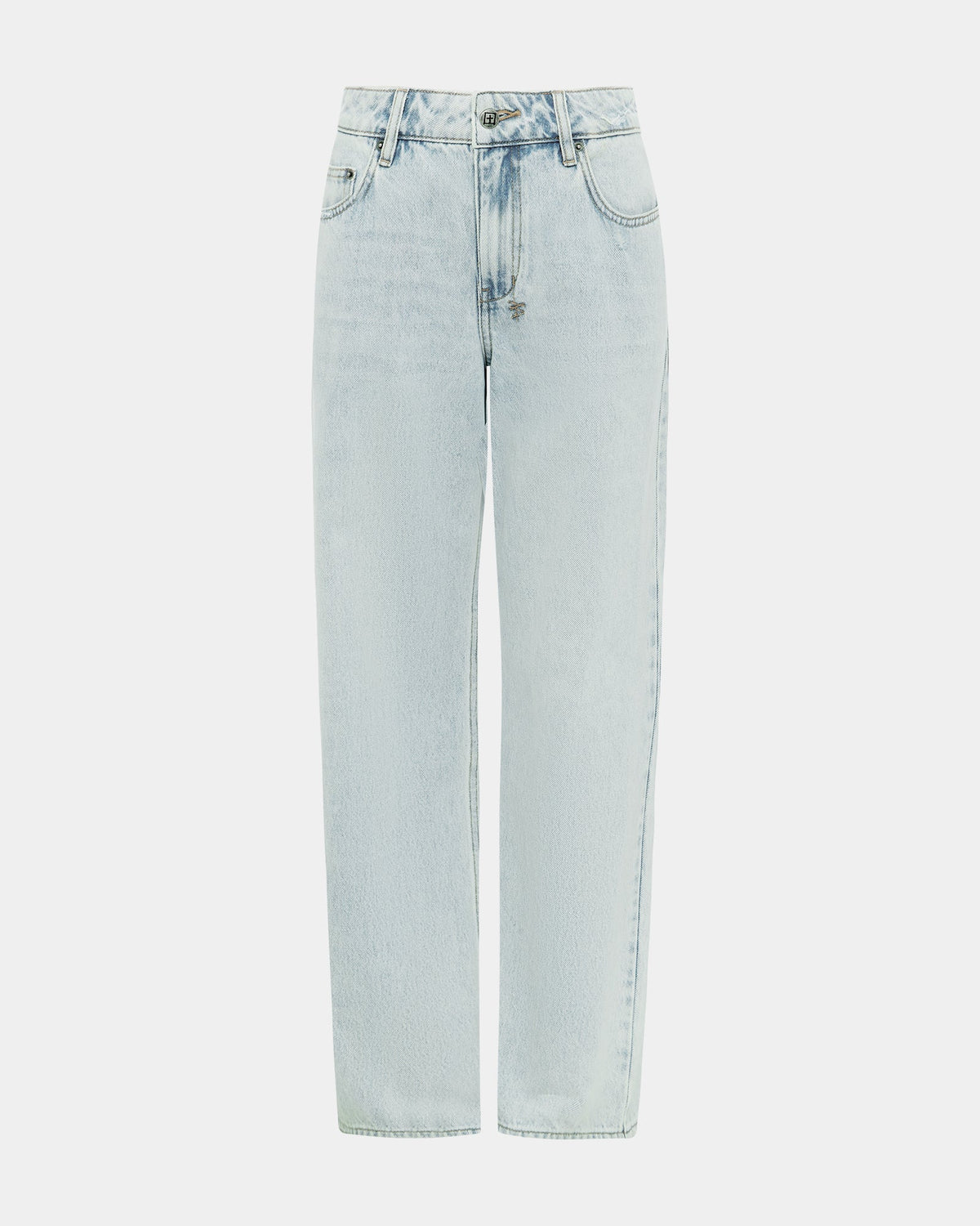 Womens Low Rider Skyfall Rampant Ripped Baggy Denim Jeans - Denim
