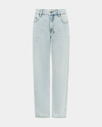 Womens Low Rider Skyfall Rampant Ripped Baggy Denim Jeans - Denim