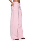 Womens Low Rider Jean Carpenter Quartz Dust Relaxed Denim Jeans - Pink