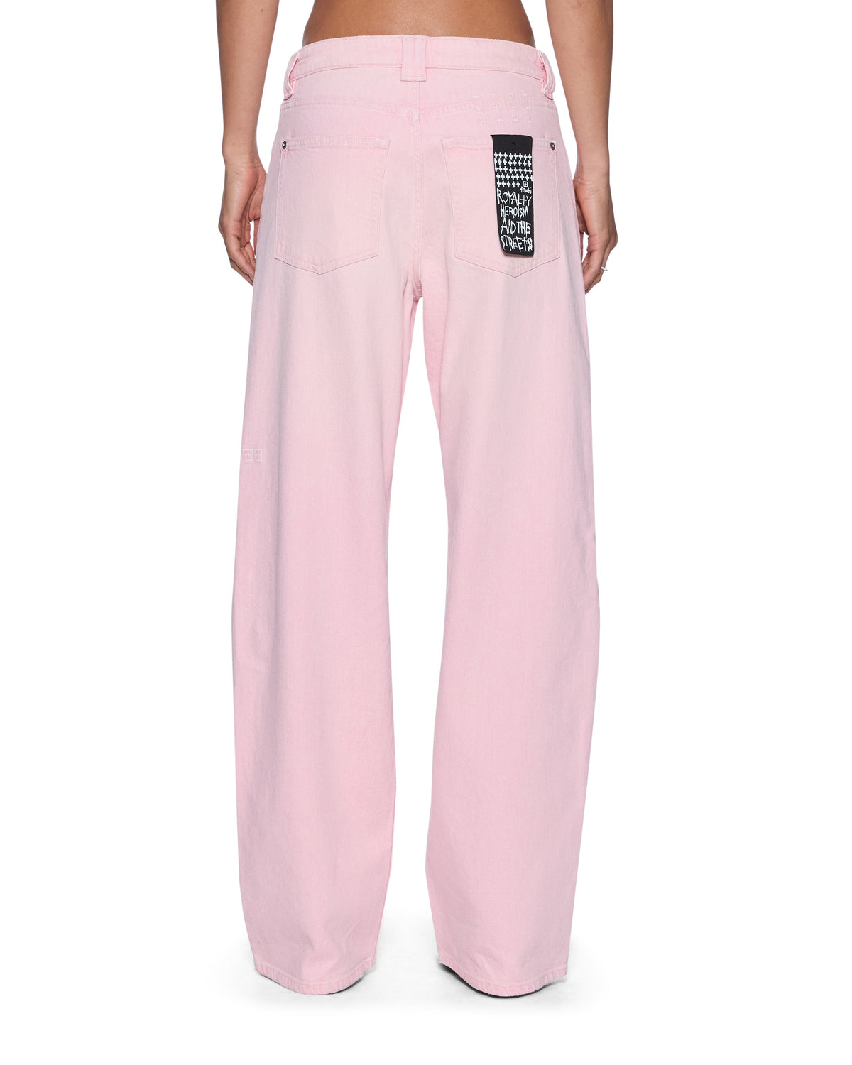 Womens Low Rider Jean Carpenter Quartz Dust Relaxed Denim Jeans - Pink