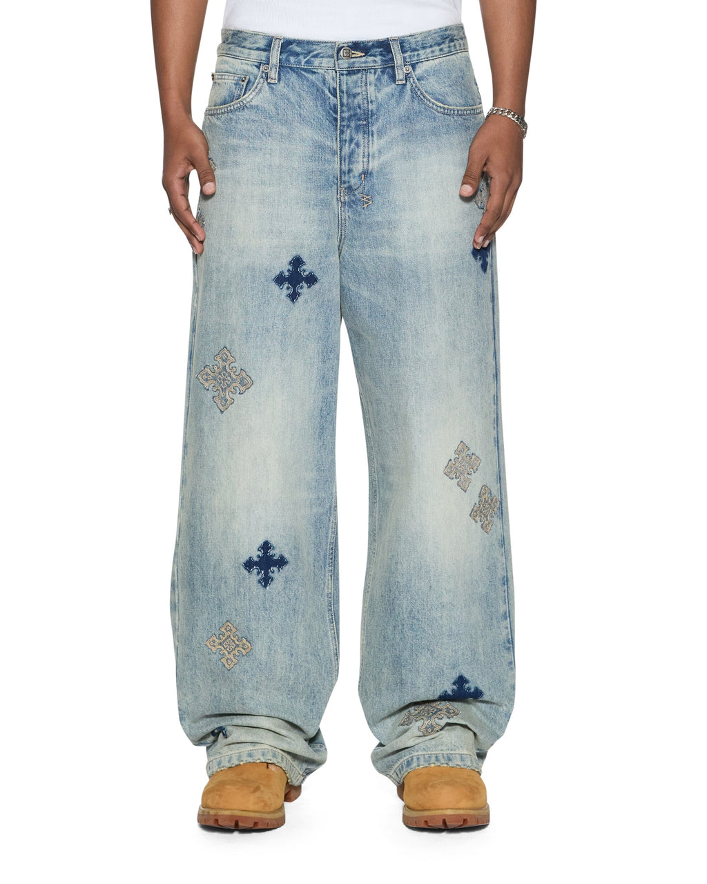 Mens Maxx Astral Kraftwerk Relaxed Denim Jeans - Denim