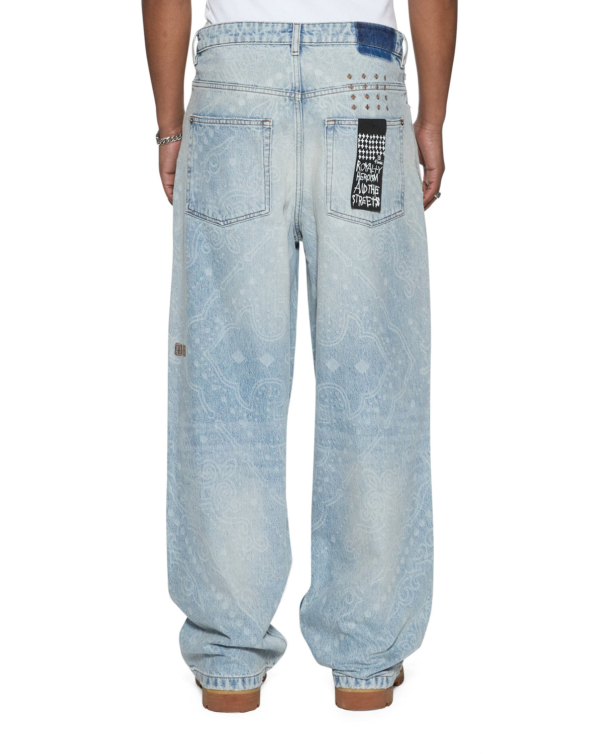 Mens Maxx Krystal Paise Relaxed Denim Jeans - Denim