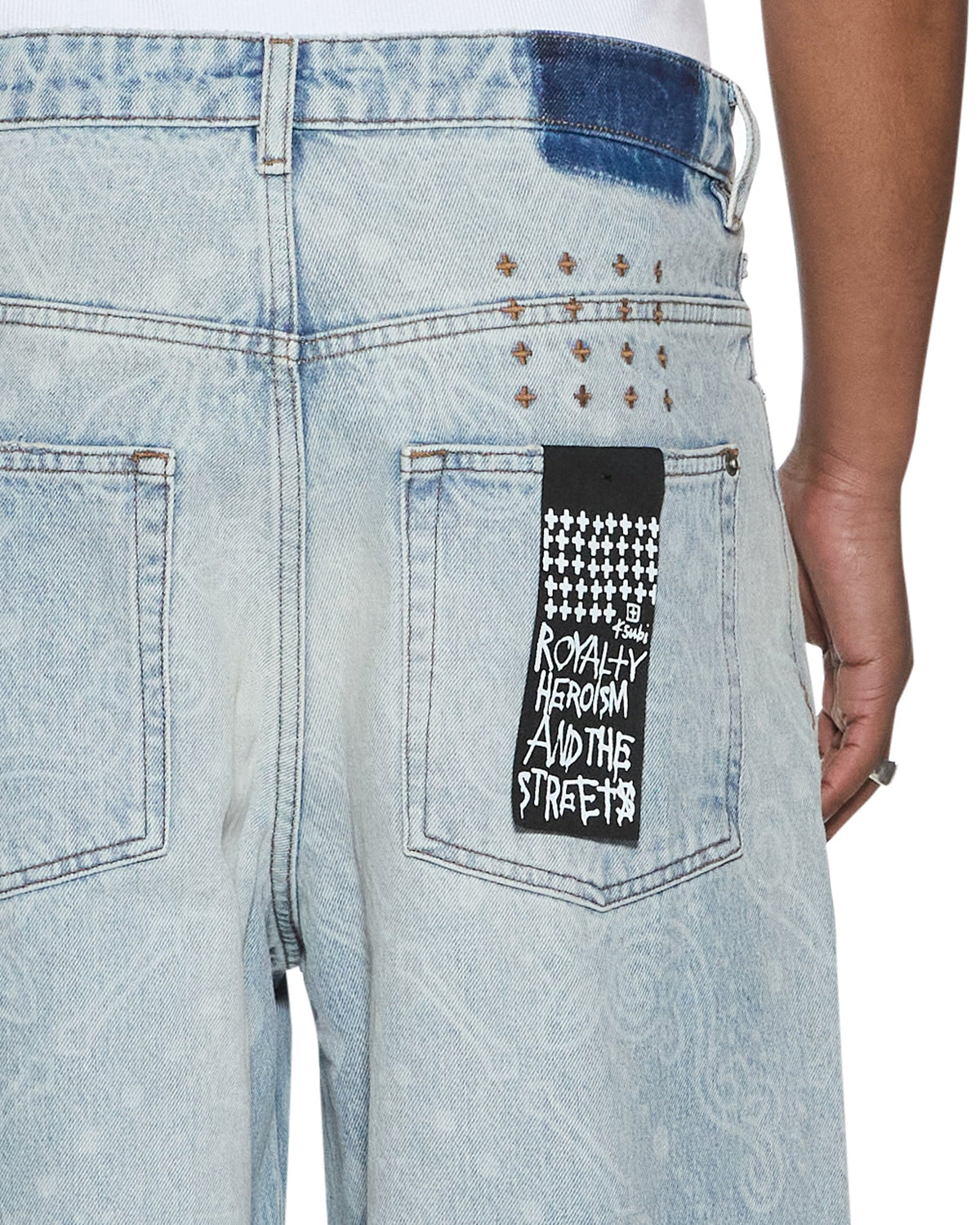 Mens Maxx Krystal Paise Relaxed Denim Jeans - Denim