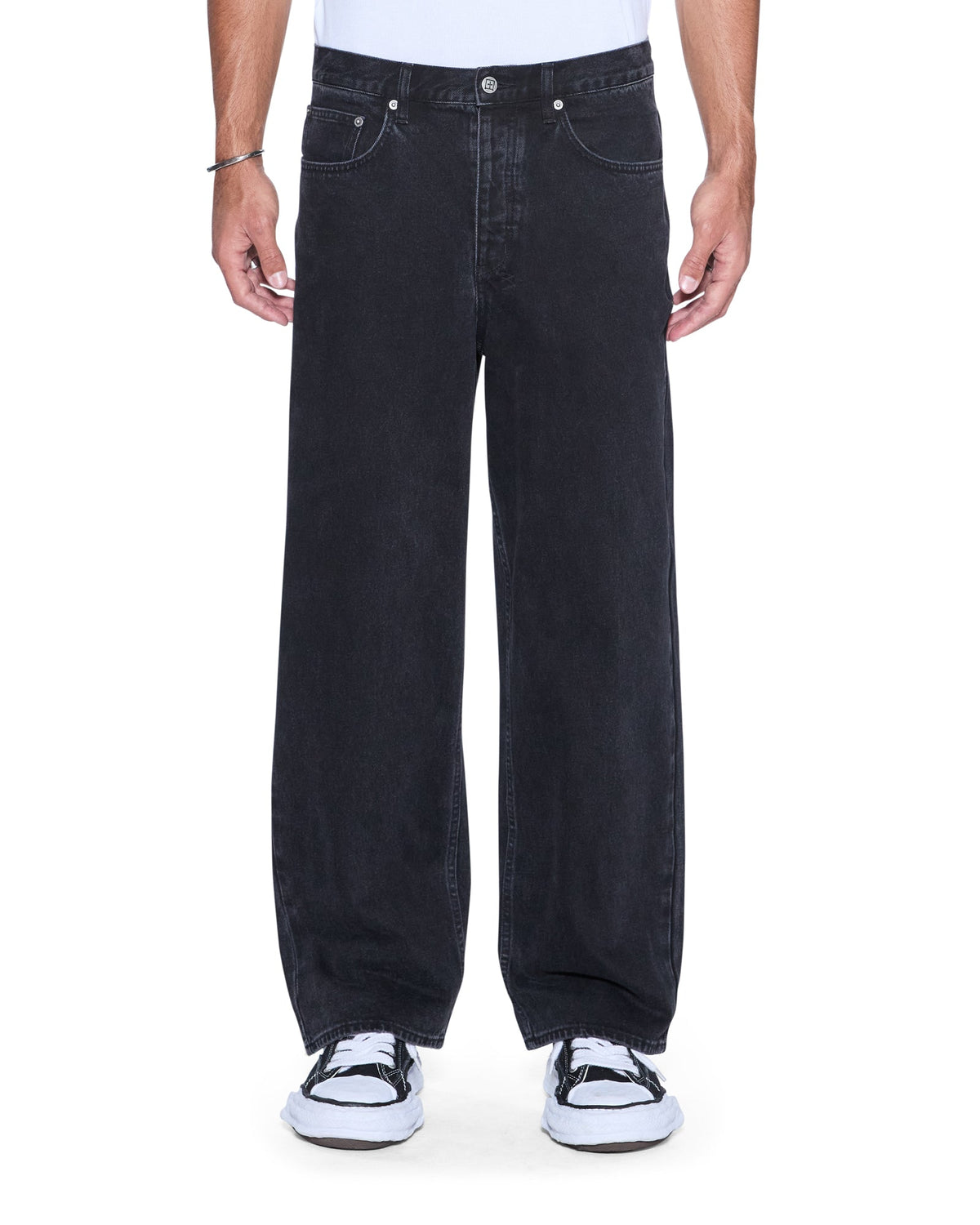 Mens Maxx Noir Baggy Denim Jeans - Denim