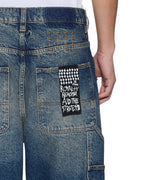 Mens Maxx Operator Pant Rodeo Baggy Denim Jeans - Denim
