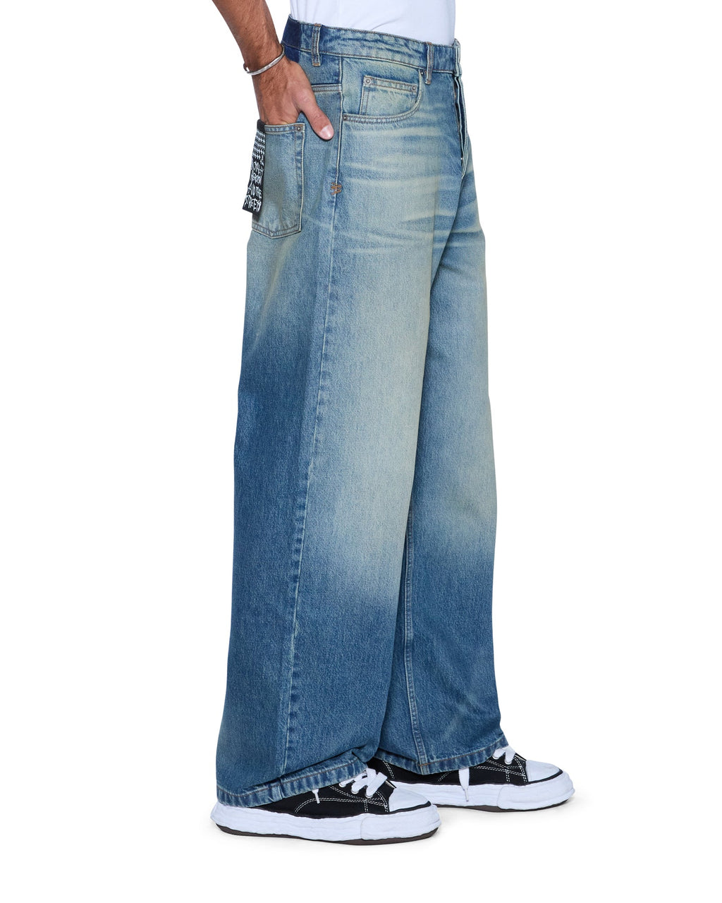 Mens Maxx Portland Blue Baggy Denim Jeans - Denim