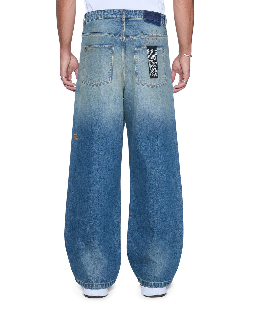 Mens Maxx Portland Blue Baggy Denim Jeans - Denim