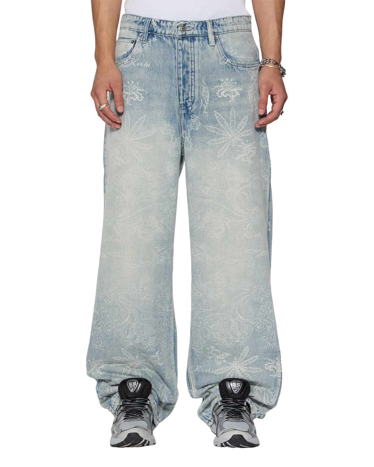 Mens Maxx Punk Eternity Baggy Denim Jeans - Denim