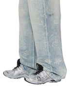 Mens Maxx Punk Eternity Baggy Denim Jeans - Denim
