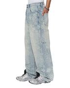 Mens Maxx Punk Eternity Baggy Denim Jeans - Denim