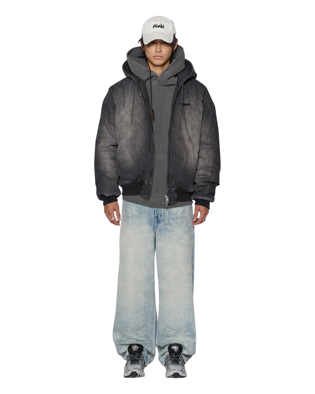 Mens Maxx Punk Eternity Baggy Denim Jeans - Denim