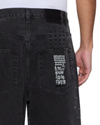 Mens Maxx Renaissance Baggy Denim Jeans - Black