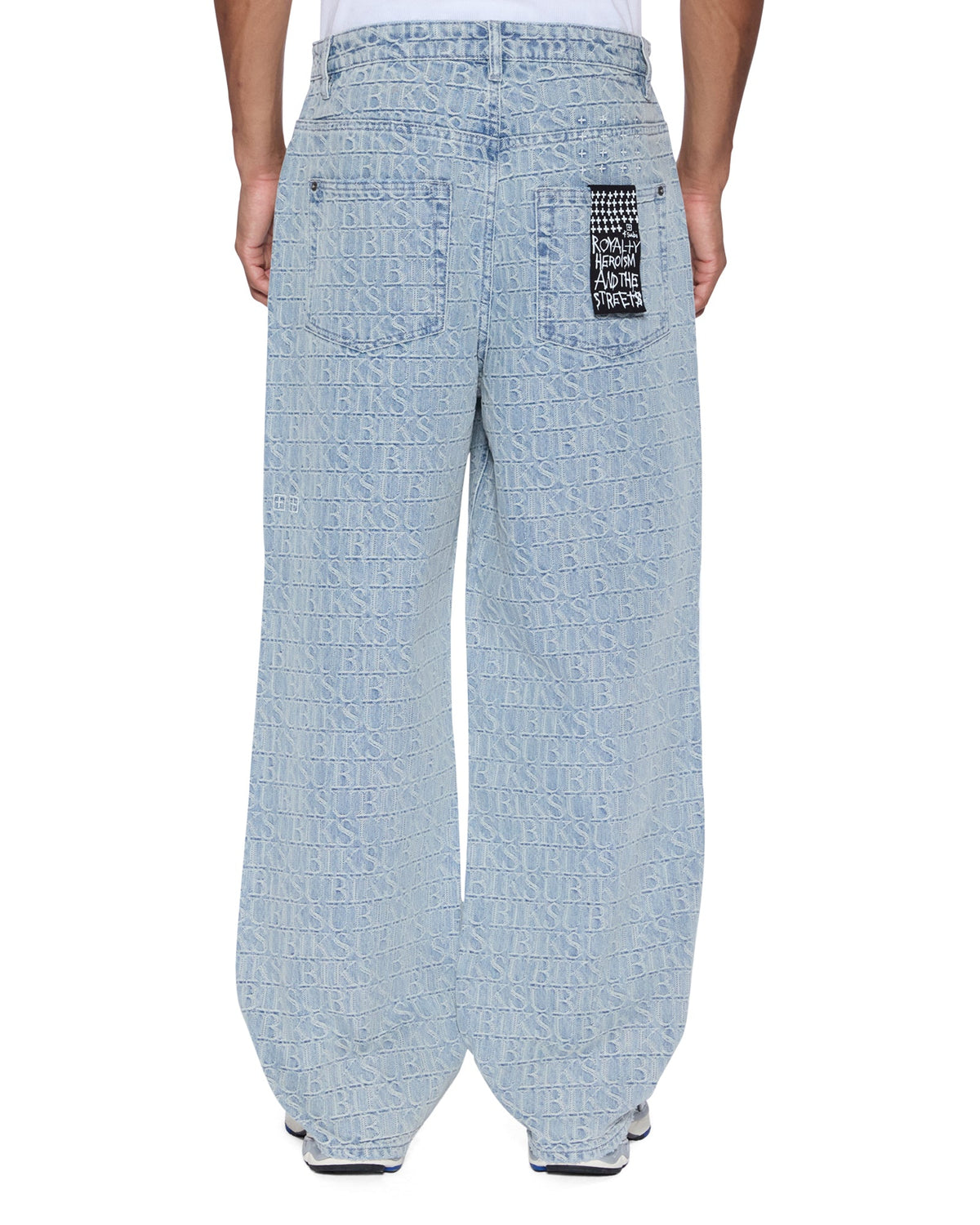 Mens Maxx Tile Baggy Denim Jeans - Denim