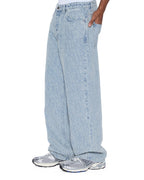 Mens Maxx Tile Baggy Denim Jeans - Denim