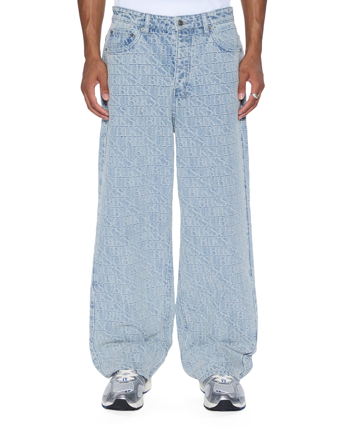 Mens Maxx Tile Baggy Denim Jeans - Denim