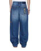 Mens Maxx Vintage Blue Baggy Denim Jeans - Denim