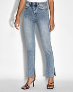 Womens Melrose Haven Splits Slim Denim Jeans - Denim