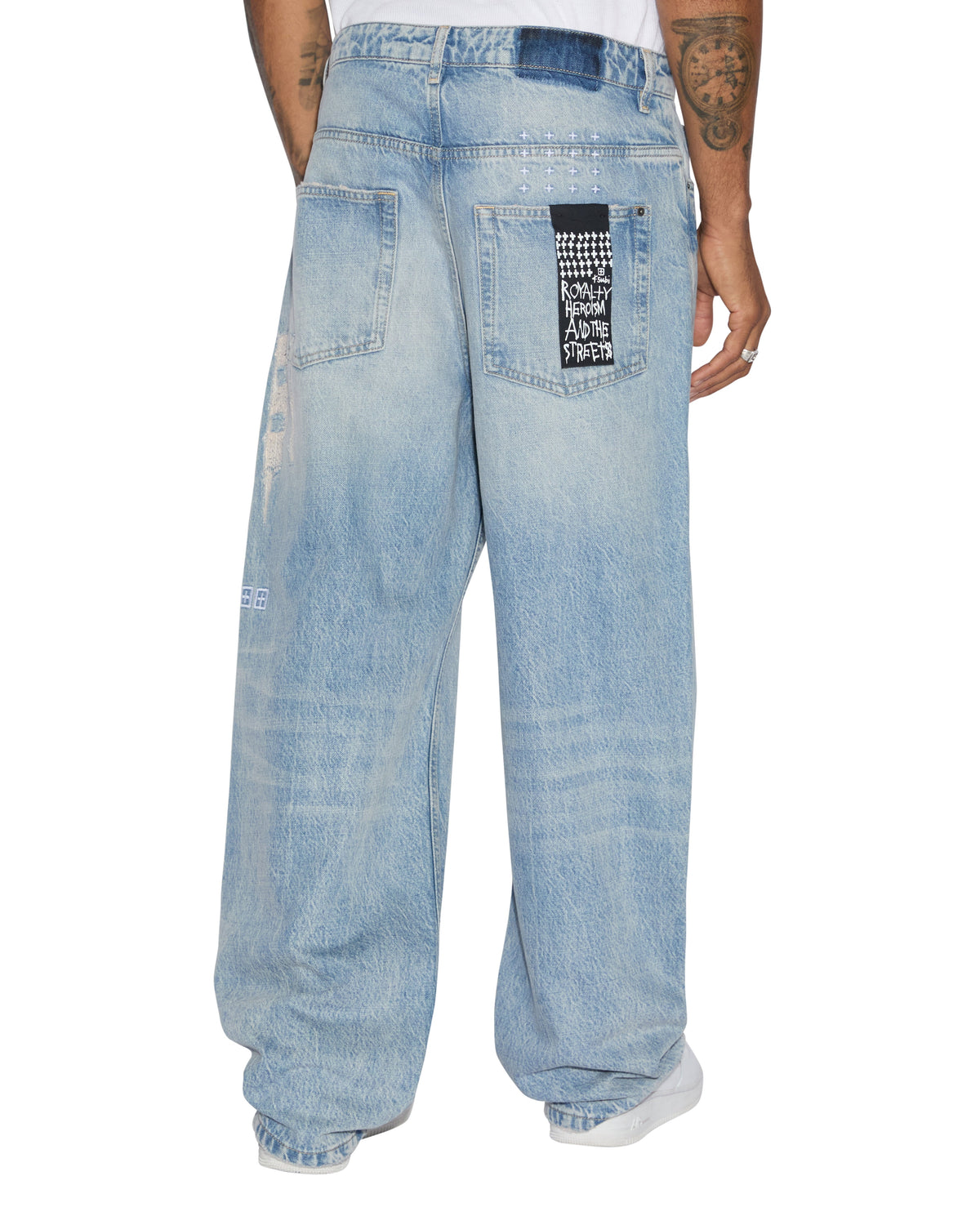 Mens Maxx Nu Heritage Baggy Denim Jeans - Denim