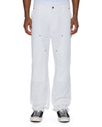Mens Operator Pant Arktik Relaxed Denim Jeans - White