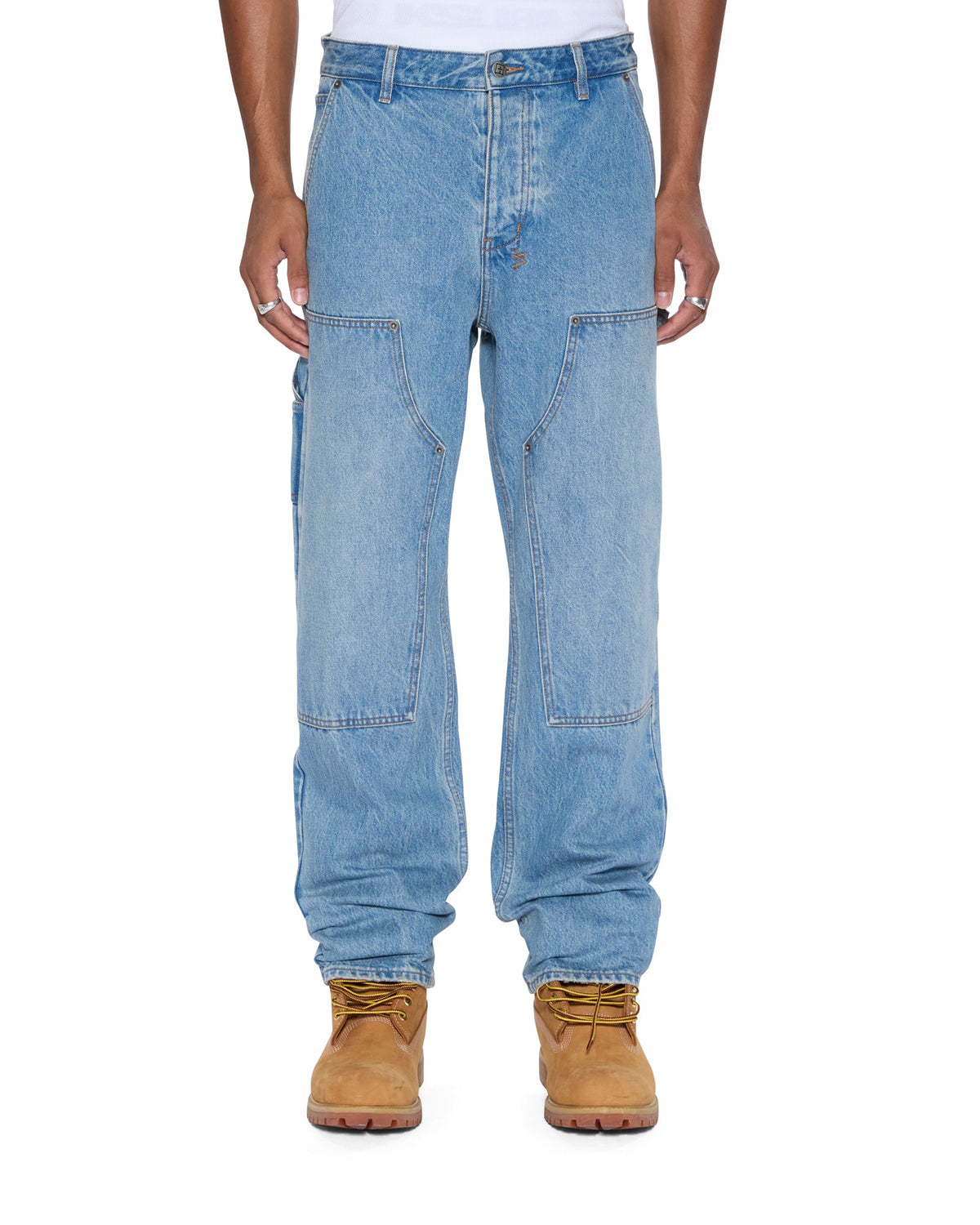 Mens Operator Pant True Relaxed Denim Jeans - Denim