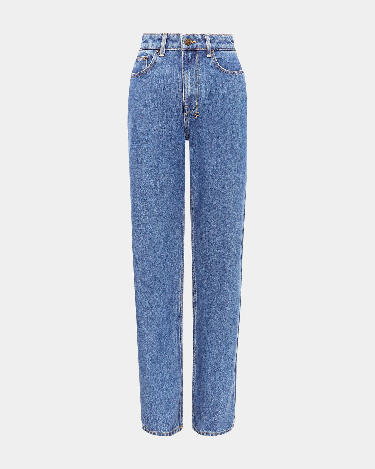 Womens Playback Heritage Straight Denim Jeans - Denim