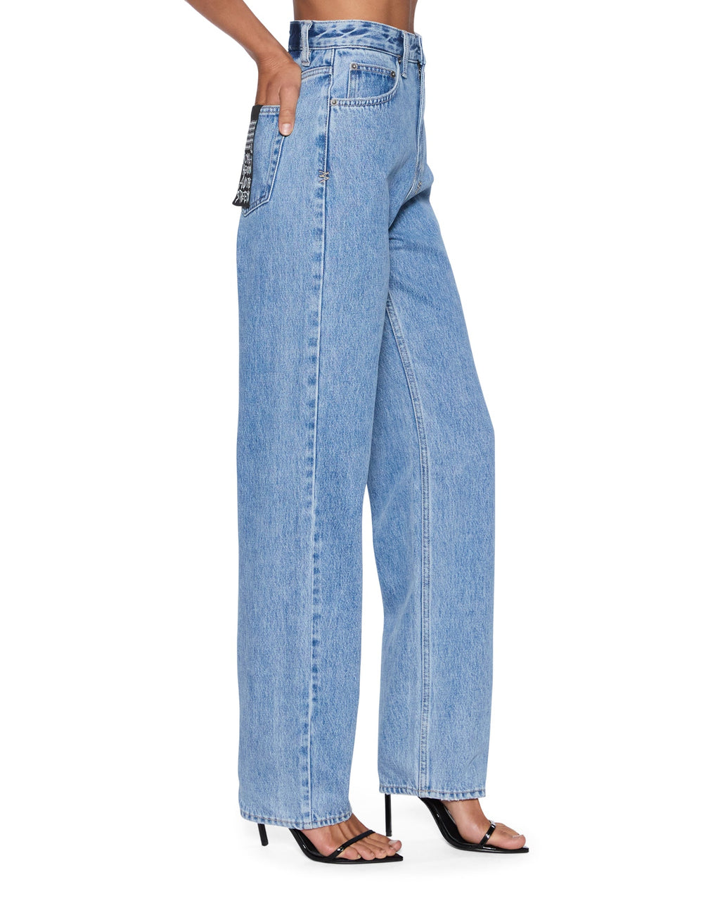 Womens Playback Authentik Straight Denim Jeans - Denim