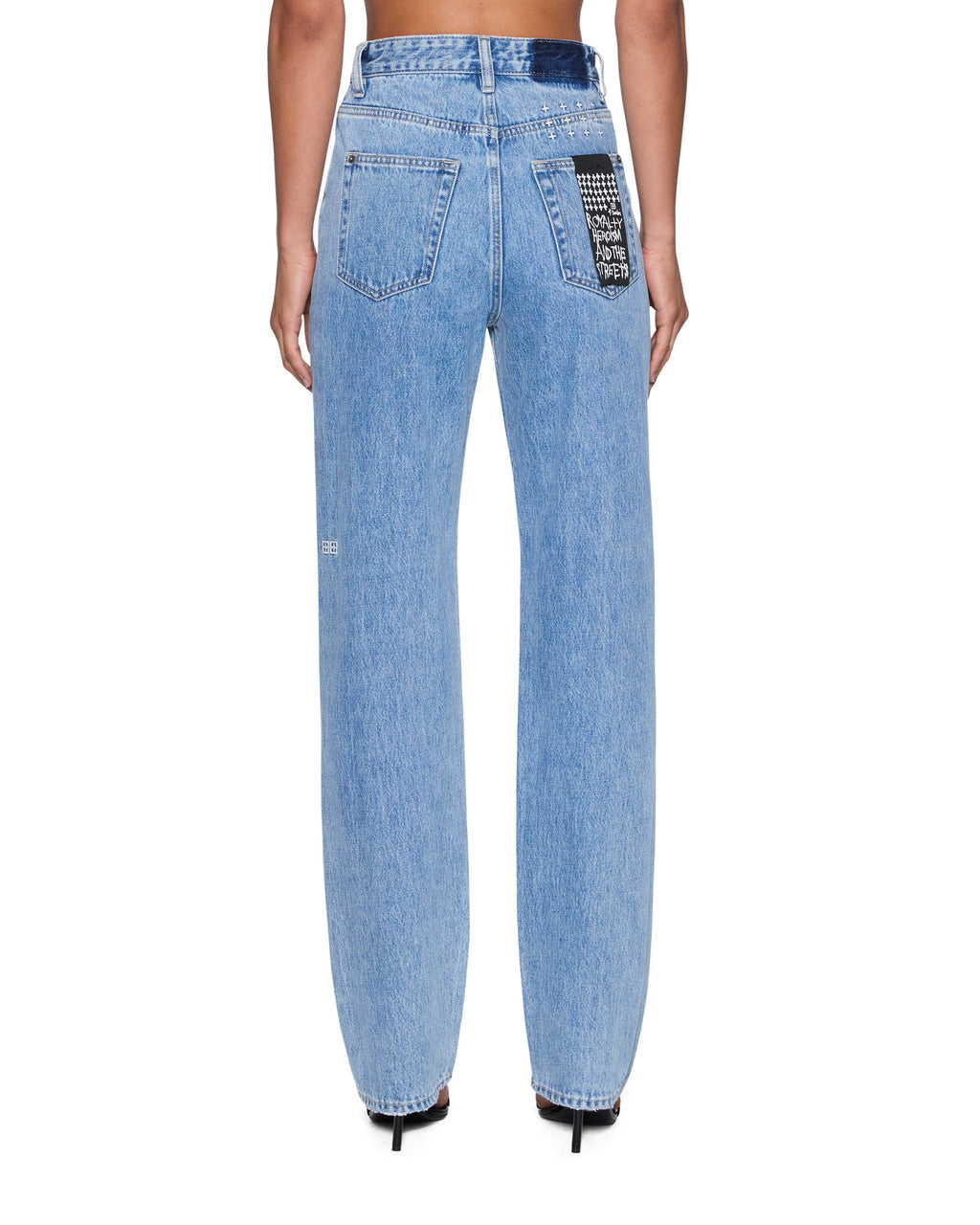 Womens Playback Authentik Straight Denim Jeans - Denim