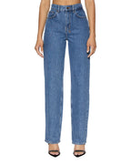Womens Playback Heritage Straight Denim Jeans - Denim
