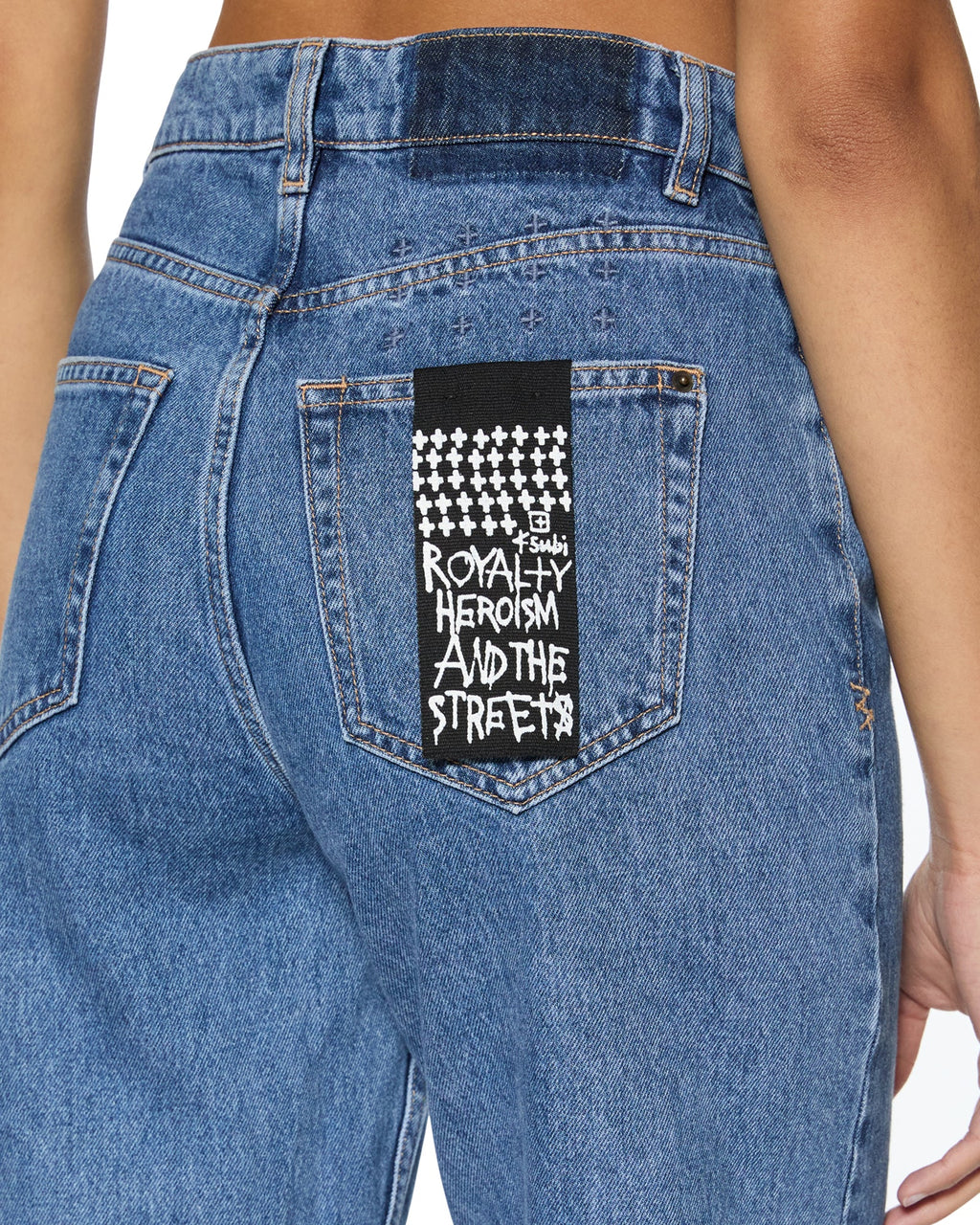 Womens Playback Heritage Straight Denim Jeans - Denim