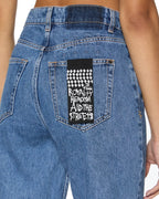 Womens Playback Heritage Straight Denim Jeans - Denim