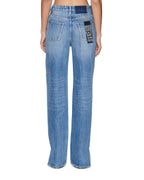 Womens Playback Jean 2.0 Maverik Krystal Straight Denim Jeans - Denim