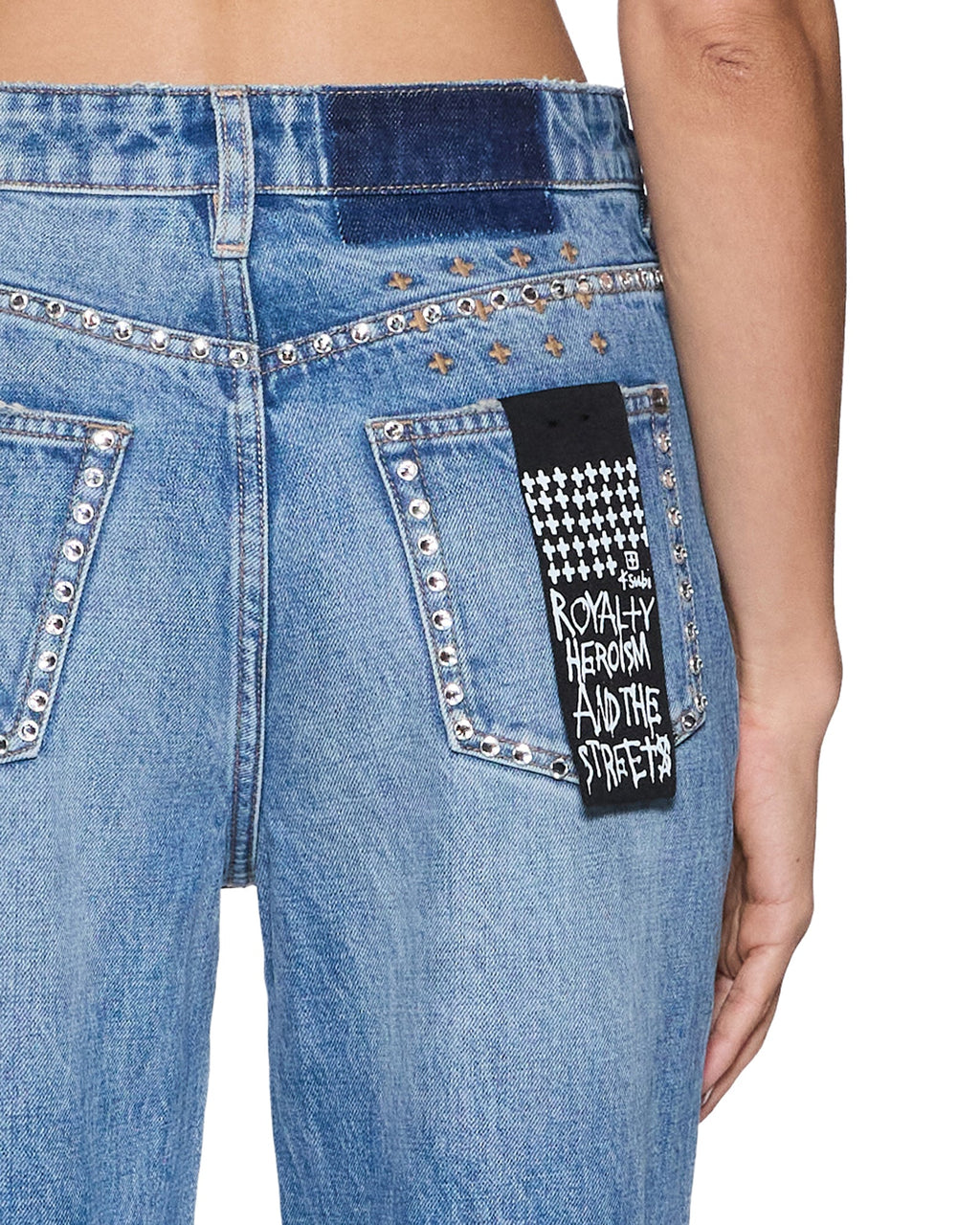 Womens Playback Jean 2.0 Maverik Krystal Straight Denim Jeans - Denim