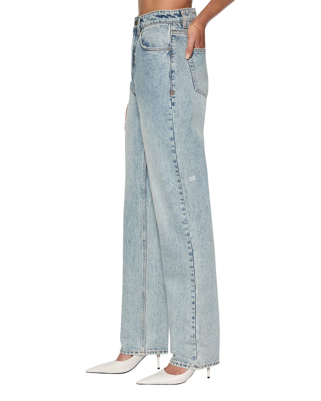 Womens Playback Karma Straight Denim Jeans - Denim