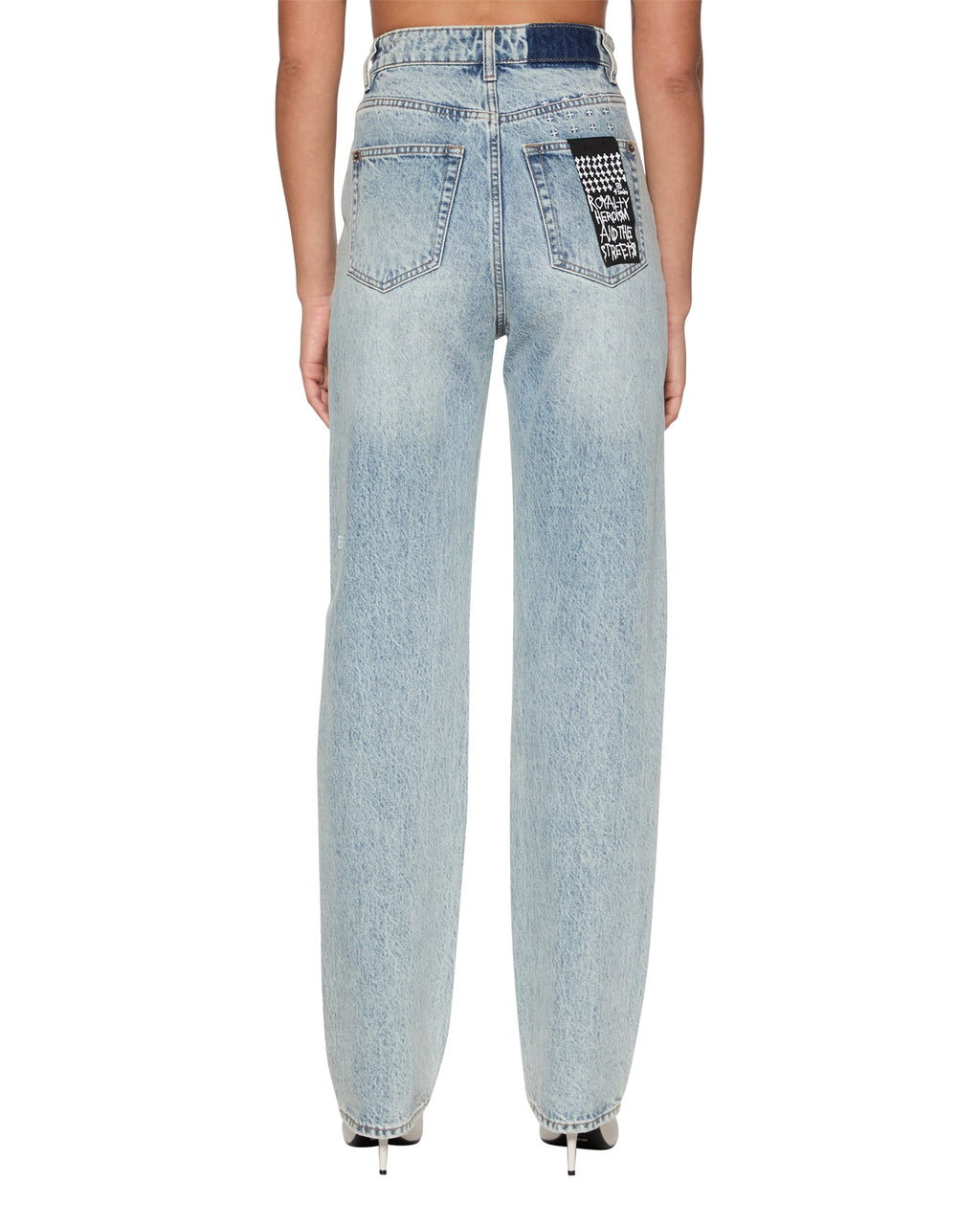 Womens Playback Karma Straight Denim Jeans - Denim
