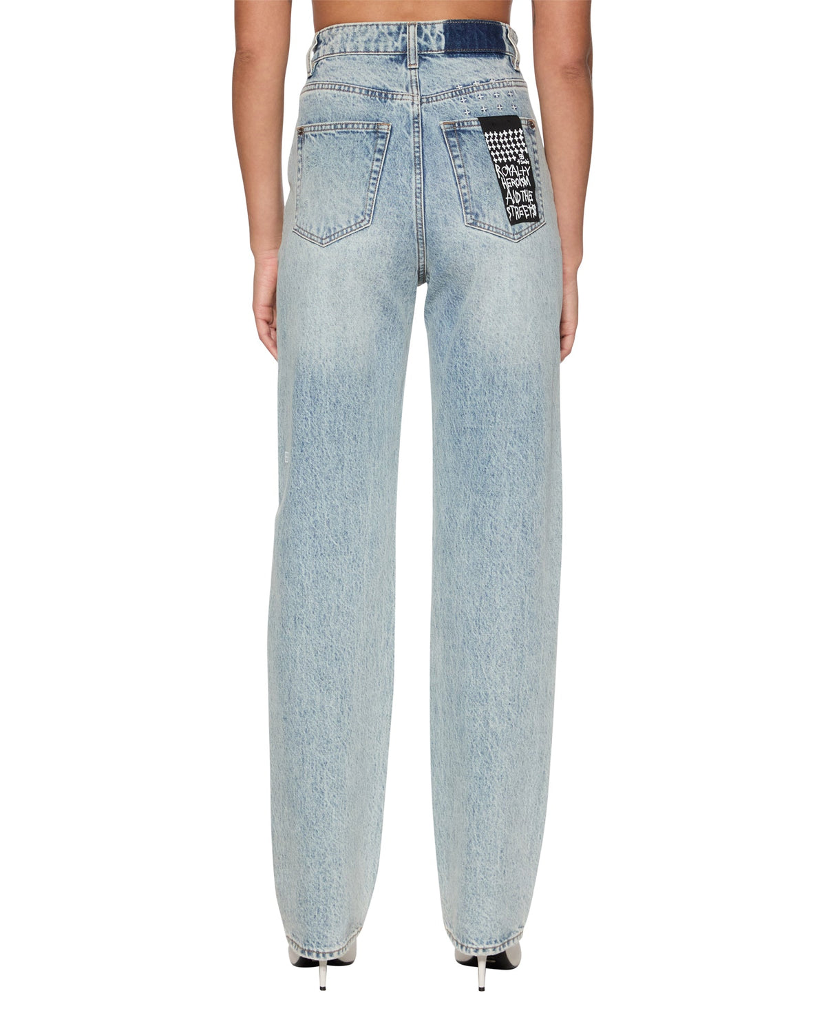Womens Playback Karma Straight Denim Jeans - Denim