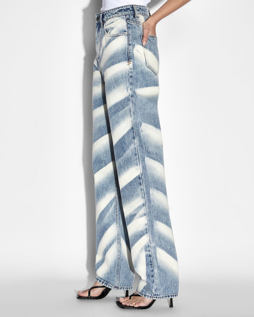 Womens Playback Strokes Straight Denim Jeans - Denim