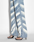 Womens Playback Strokes Straight Denim Jeans - Denim
