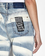 Womens Playback Strokes Straight Denim Jeans - Denim