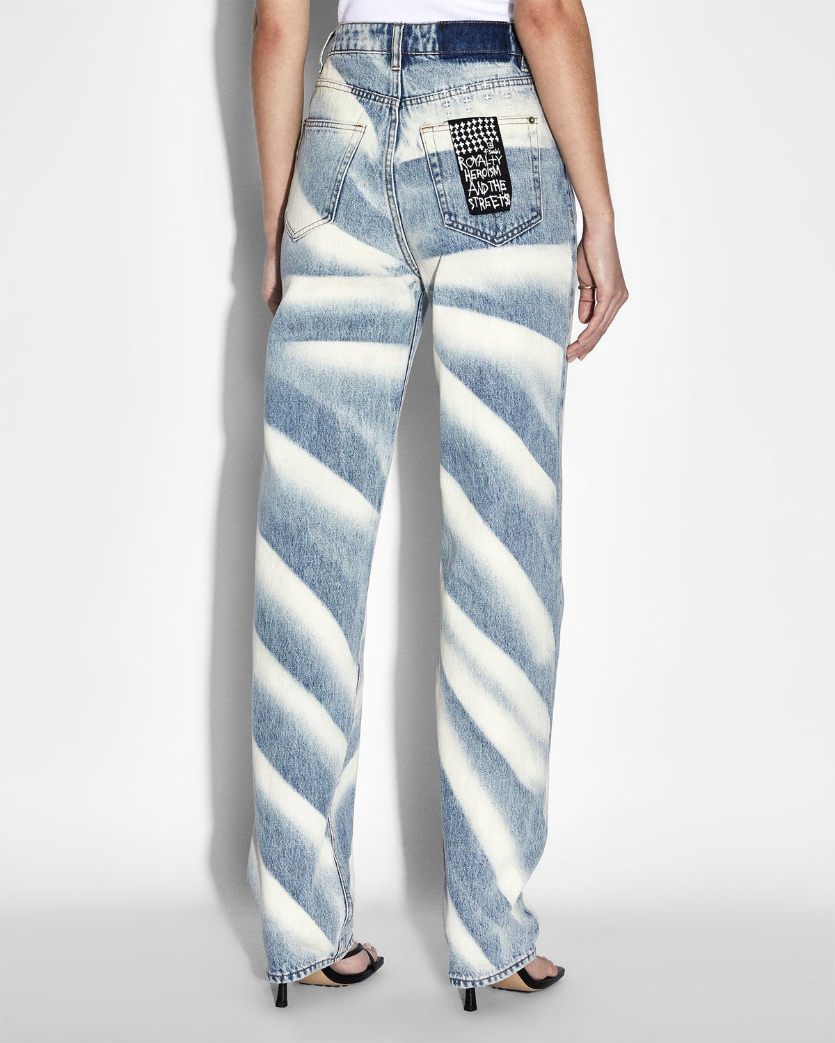 Womens Playback Strokes Straight Denim Jeans - Denim