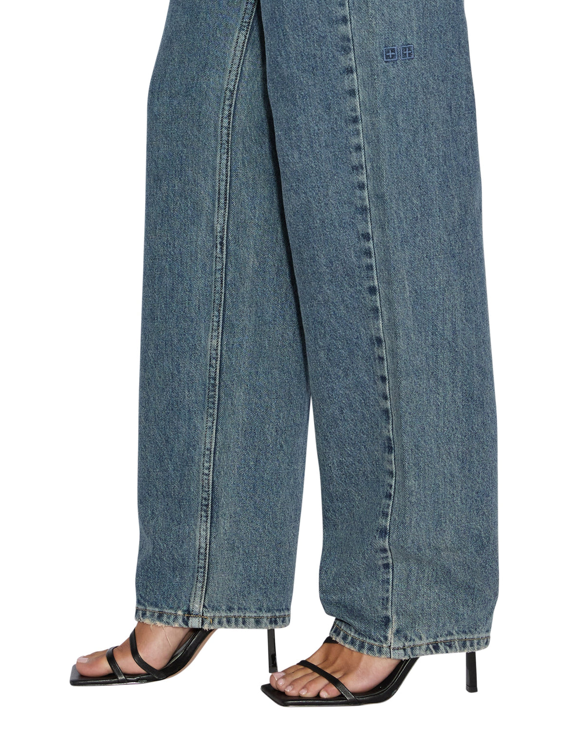 Womens Playback Subway Straight Denim Jeans - Denim