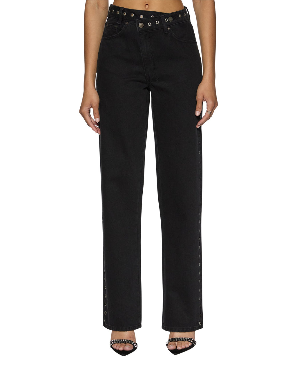 Womens Relax Jean Vice Relaxed Denim Jeans - Black