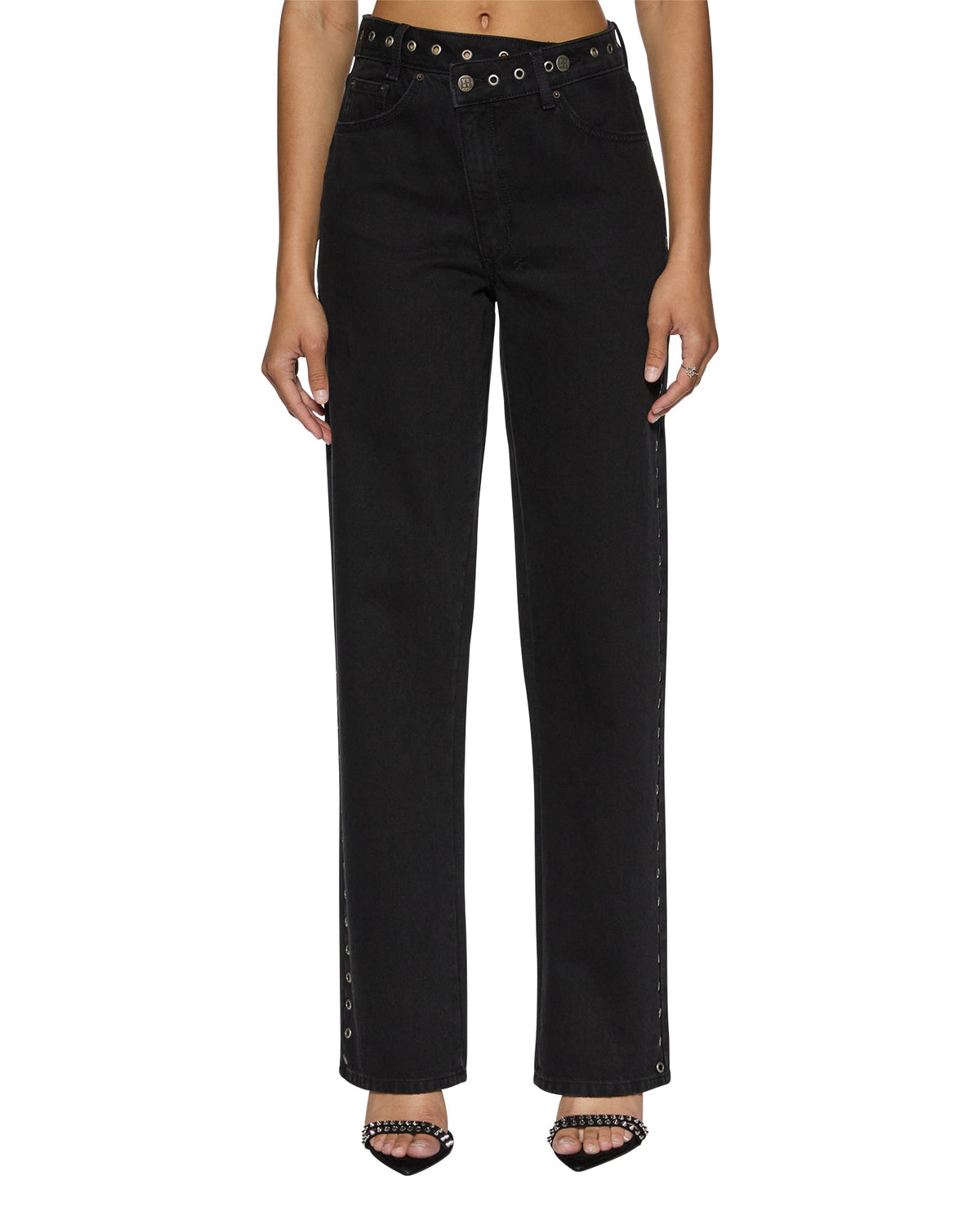 Womens Relax Jean Vice Relaxed Denim Jeans - Black