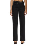 Womens Relax Jean Vice Relaxed Denim Jeans - Black