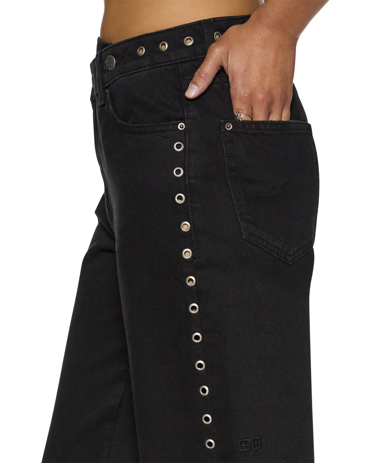 Womens Relax Jean Vice Relaxed Denim Jeans - Black