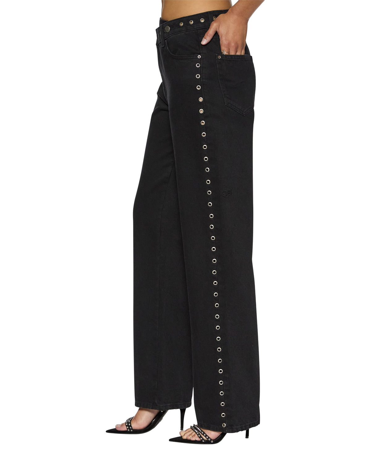 Womens Relax Jean Vice Relaxed Denim Jeans - Black