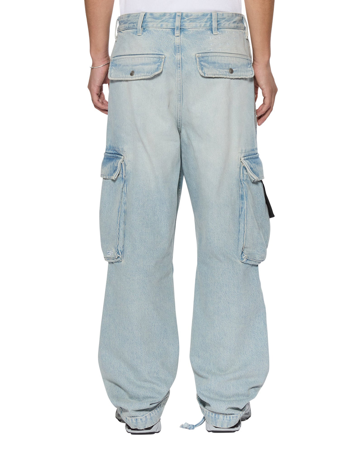 Mens Riot Cargo Pant Paragon Relaxed Pants - Denim