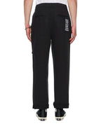 Mens Rival Chino Trouser Black Straight Pants - Black