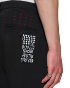 Mens Rival Chino Trouser Black Straight Pants - Black