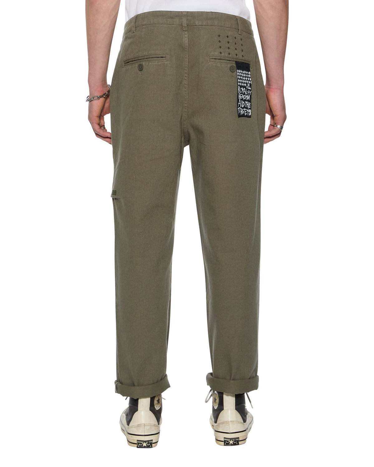 Mens Rival Chino Trouser Khaki Straight Pants - Khaki